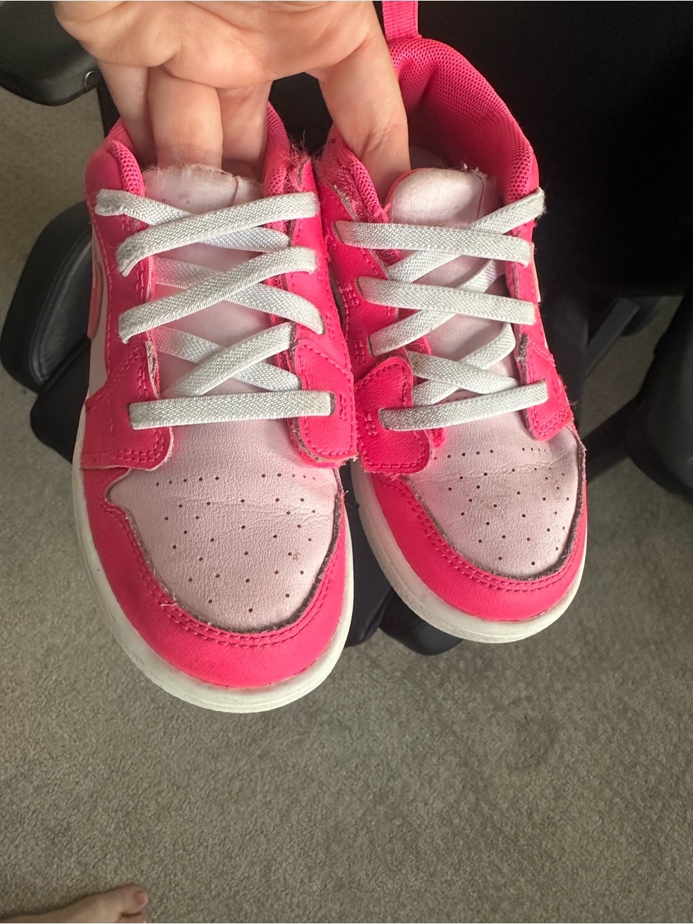 Nike Kids Pink Jordan 1’s